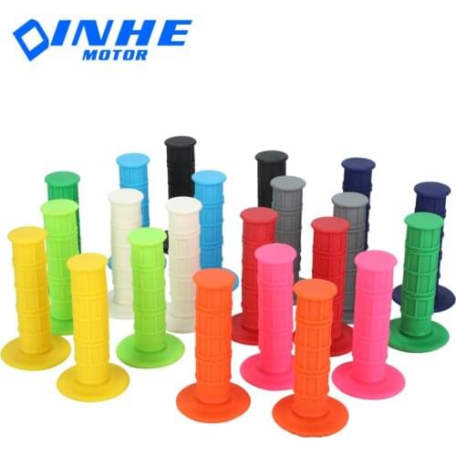 Gray MX Gel Rubber HandleBar Grip For CR CRF XR YZ WR TTR KX KLX RMZ RMX RM TC TE FC FE ATV Enduro Motocross Dirt Pit Bike