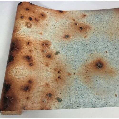 Self Adhesive Rusty Car Sticker Wrap Foil With Air Release Film Camouflage Vinyl Motorbike Truck Body Wrapping