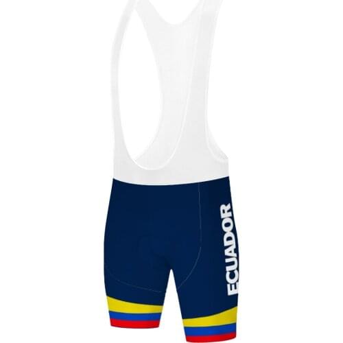 2021 Ecuador Culotes Ciclismo Hombre Cuissard Velo Cycling Bibs Cycling Shorts Mallas Ciclismo Hombre Shorts Шорты Ciclismo