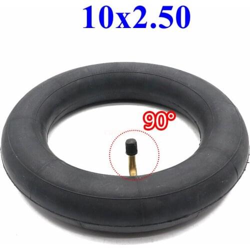 High-quality10 Inch 10x2.50 Inner Tube with bent valve 90Degree Inner tube for Electric Scooter Balancing CarStroller Pram Parts