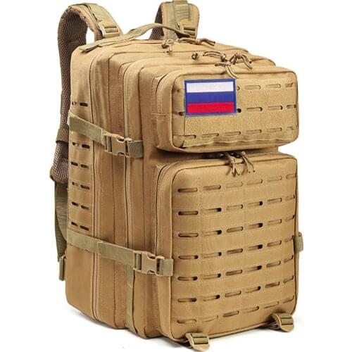 47L Nylon Tactical Backpack Military Backpack Waterproof Army Rucksack Outdoor Sports Camping Hiking Fishing Hunting Bag