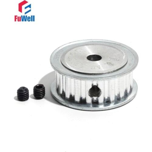 XL-24T Timing Pulley XL Type 24Teeth Gear Pulley 16mm Width 6/10/12/14/19/20mm Bore Aluminum Alloy Transmisson Belt Pulley