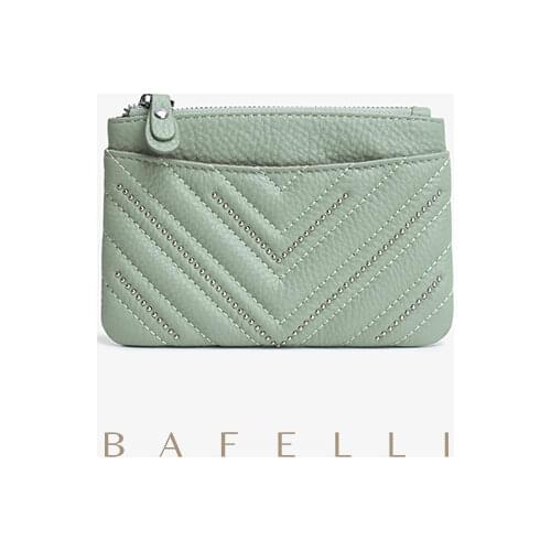 2021 WOMENS WALLET UNISEX CLUTCH KEY BAGS CASE LEATHER RIVET CARD HOLDER COIN PURSE ZIPPER LUXURY