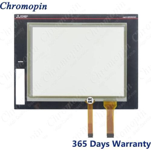 GT2708-STBA-GF GT2708-STBD-GF Touch Screen Glass Panel Digitizer for Mitsubishi GT2708-VTBA-GF GT2708-VTBD-GF with Front Overlay