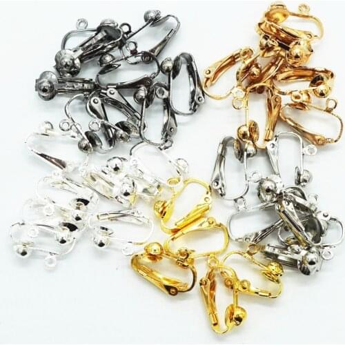 10pcs/Lot French Ear Clip DIY Handmade for Marking Jewelry Earrings Jewelry Finding Parts Wholesale Cheap & high Quality
