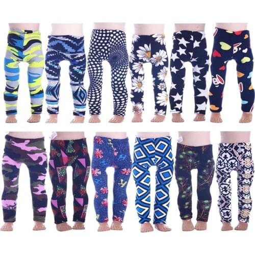 Promotions Doll Clothes Leggings For 18 Inch American&43 CM Reborn Baby New Born Doll ,Girls Russia DIY Gifts Toys Accessories