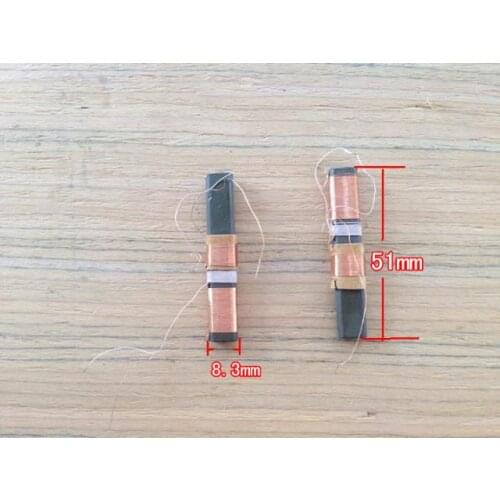 Antenna magnetic rod Radio ferrite antenna magnetic rod diameter 8.3x length 51mm with coil magnetic rod