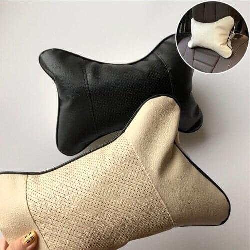 2pcs Car Neck Pillow Perforating Design case for Chevrolet Volt Malibu Camaro Cobalt Orlando Spark Colorado Bolt Onix Traverse