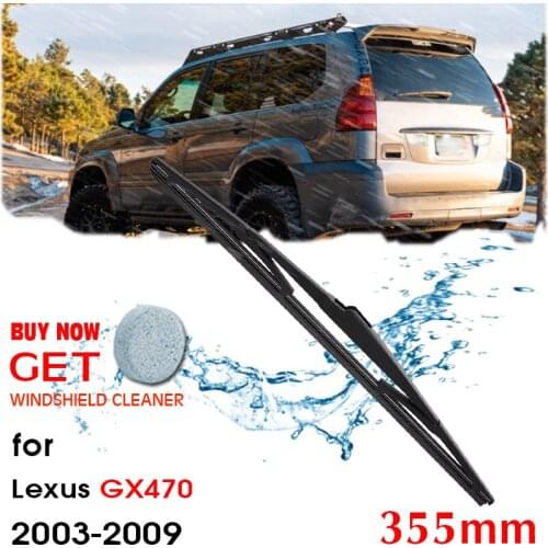 Car Wiper blade Rear Back Window Windscreen Windshield Wipers For Lexus GX470 Hatchback 355mm 2003-2009 Auto Accessories