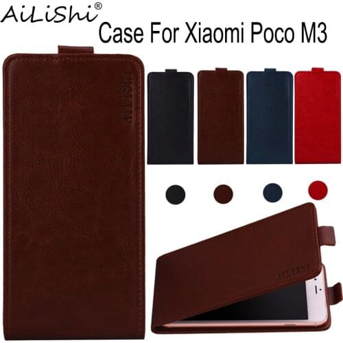 AiLiShi Case For Xiaomi Poco M3 Luxury Flip PU Leather Case Exclusive 100% Phone Protective Cover Skin+Tracking