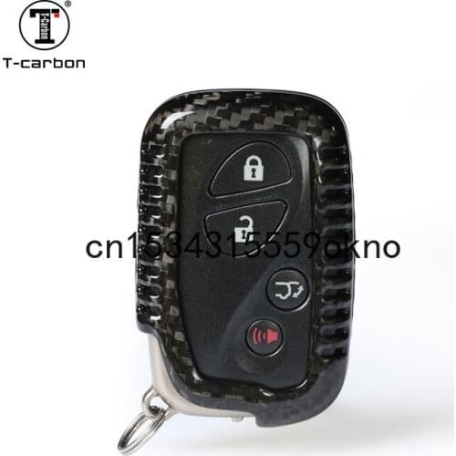 Carbon Fiber Car Key Case Shell For LEXUS CT IS ES GS RX GX Holders Accessories Car Styling