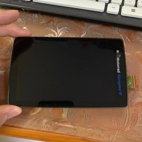 For BMW Motorrad Navigator VI LCD display panel and touch screen digitizer with frame