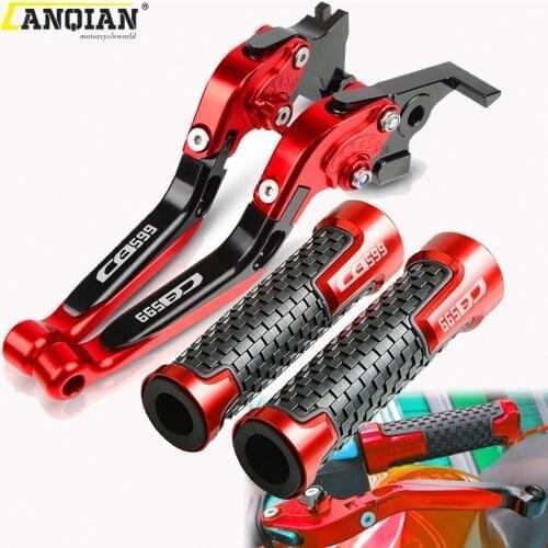 For HONDA CB599 CB 599 HORNET 1998 1999 2000 2001 2002 2003 2004 2005 2006 Motorcycle Adjustable Brake Clutch Levers Handle Grip