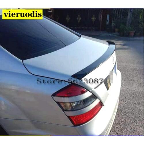 For Mercedes S class w221 2006-2013 AMG style ABS Material spoiler rear trunk wings tail lip for benz S320 S400 S420 S450 S600