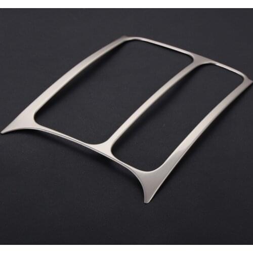 For VW Volkswagen tiguan 2010-2014 brake & cup holder panel trim cover sticker decoration stainless steel auto accessories