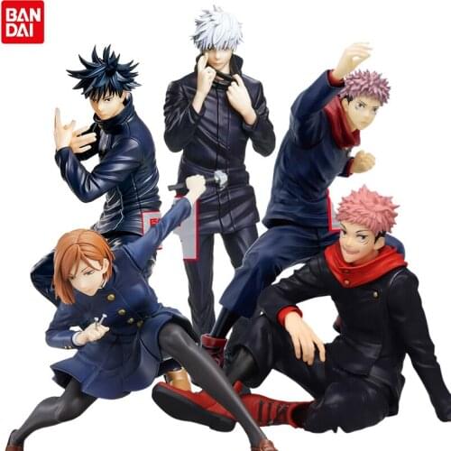 BandaiJujutsu Kaisen Figure Kugisaki Nobara Gojo Satoru Itadori Yuji Megumi Fushiguro Multiple Colors Kids Toys Action Figure