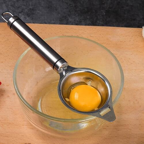 Stainless Steel Egg White Separator Tools Eggs Yolk Filter Gadgets Kitchen Accessories Separating Funnel Spoon Egg Divider Tool