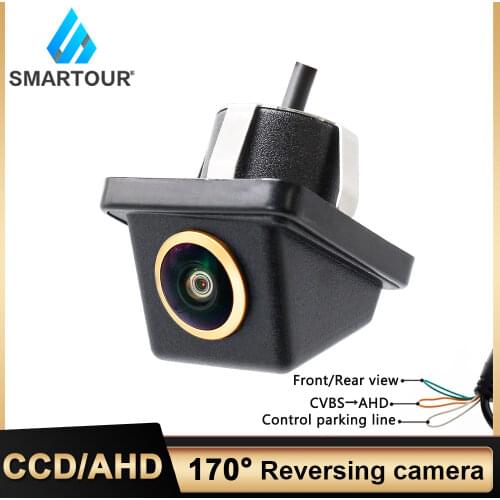 Smartour HD CCD Fisheye Lens Rear View Camera AHD 1080p Night Vision Backup Parking Waterproof For Reversing Monitor
