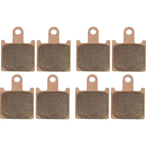 Motorcycle Parts Front & Rear Brake Pads Kit For KAWASAKI ZX14 ZX 14 Ninja ZX1400 ZX 1400 A/C 2006-2014 Copper Based Sintered