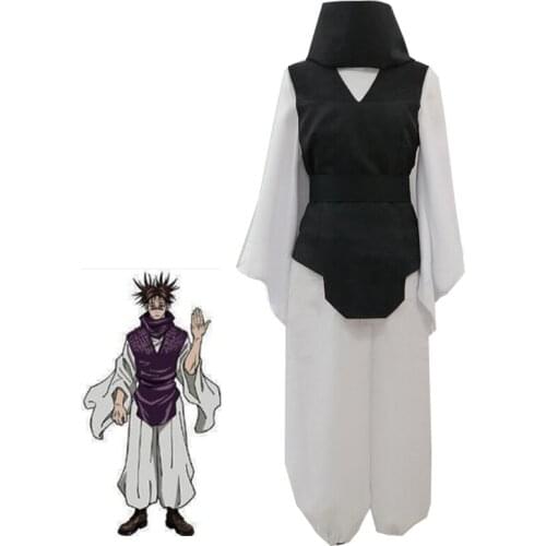 Anime Jujutsu Kaisen Chousou Cosplay Costume Unisex Adult Fancy Suit Top+Pants+Vest+Scarf Halloween Carnival Uniform Custom Made