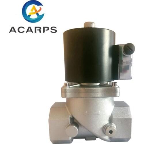 1/2" Normally Closed Stainless Steel Lpg Natural Gas Solenoid Valve