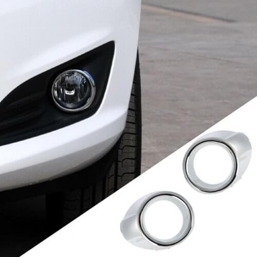 1 Pair Electroplating Fog Light Cover Frame 8A61-15A223-CB5SM3 for Ford Fiesta 09-13