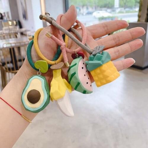 Cute Cartoon Elastic Hair Band Korea Hair Tie For Women Hair Accessories Crystal Rubber Band For Hair Scrunchies