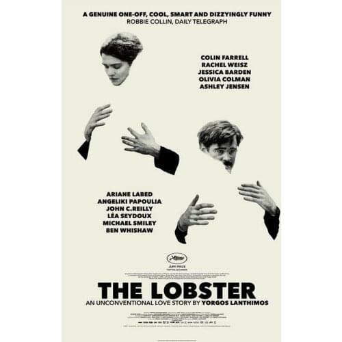 Lot style Choose THE LOBSTER MOVIE Art print Silk poster Home Wall Decor