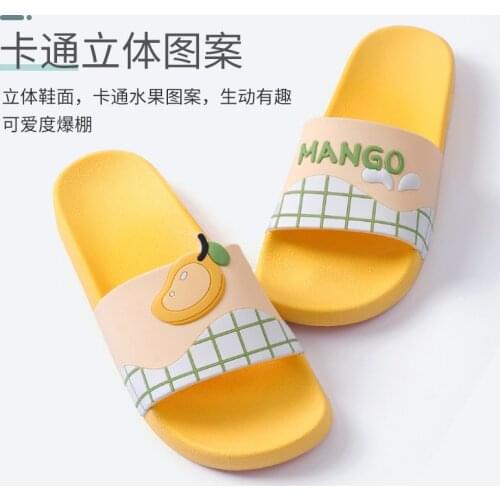 Slippers Womens Non-Slip Home Couple Womens Fruit Slippers Light and Wear-resistant Women Shoes Womens Slippers Indoor