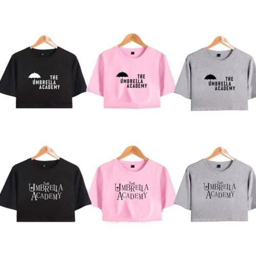 Wholesale Anime The Umbrella Academy Cosplay T-shirt Summer 3D Print Women Short Sleeve Tees Girls Trendy Sexy T Shirt Blouse