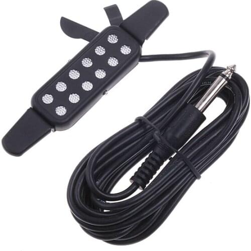 Acoustic Guitar Pickup Microphone Wire Sound Pickup 12 Hole Sound Pickup for musical instrument