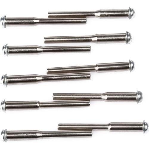 10pcs Mandrel Small Wheel Shank 3mmJewelry Polishing Flex Shaft Rotary Tool