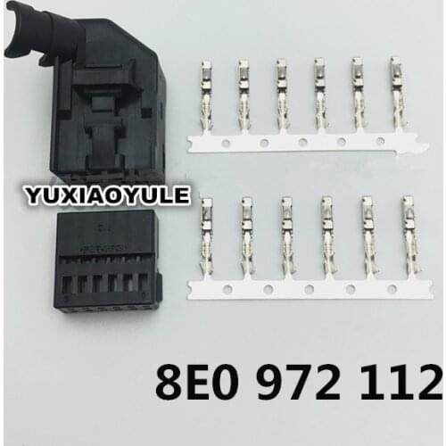 12 Pin/Way Female Radar Module/Ambient Light Controller Plug Connector With Terminal For VW 8E0 972 112/8E0972112