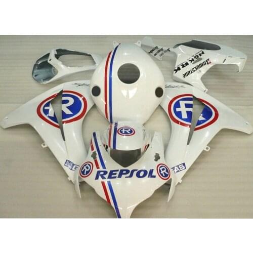 2008-2011 Body Kits for H Cbr1000 RR 08 09 white blue fairings Motorcycle Fairing CBR1000RR 2009 Abs Fairing