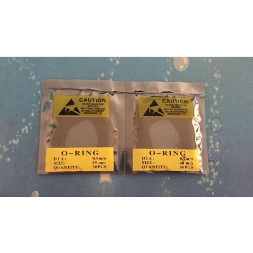 500pcs 0.8mm Large Watch Case Back O-Ring from 31mm to 40mm High Quality