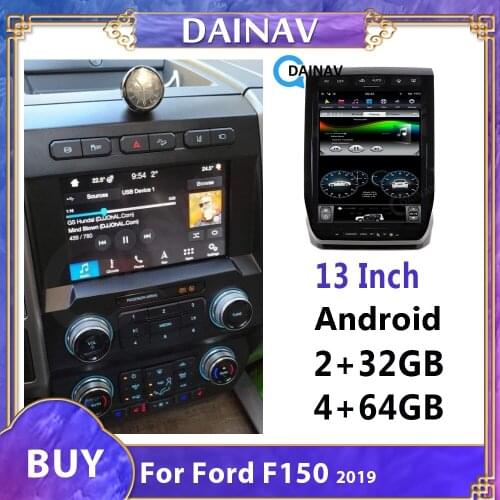 Vertical Screen Android Car Radio GPS Navigation For FORD F150 2015 2016 2017 2018 2019 Tesla Style Car Multimedia DVD Player