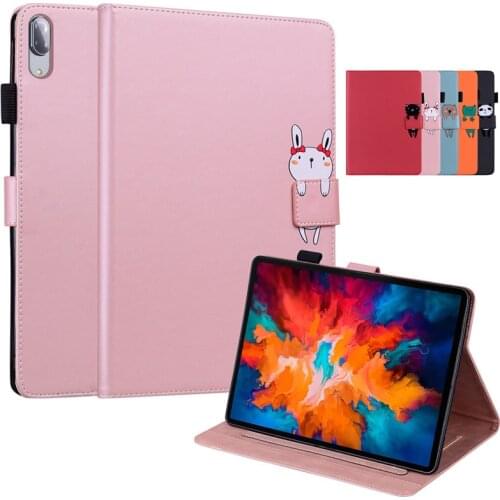 Tablet Cover for Funda Lenovo Tab P11 P11 Pro TB-J606F TB-J706F Case Cute Cat Panda Painted for Lenovo Xiaoxin Pad Pro Case Kids