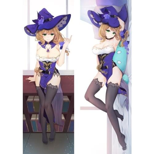 Genshin Impact LISA Pillow Case Cosplay Dakimakura Hugging Body