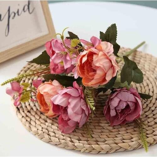 Earblues Artificial Wedding Bouquets