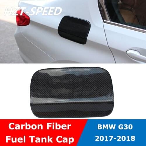 G30 Carbon Fiber Car body kit Fuel Tank Cap Cover For BMW G30 5 Series 2017 2018