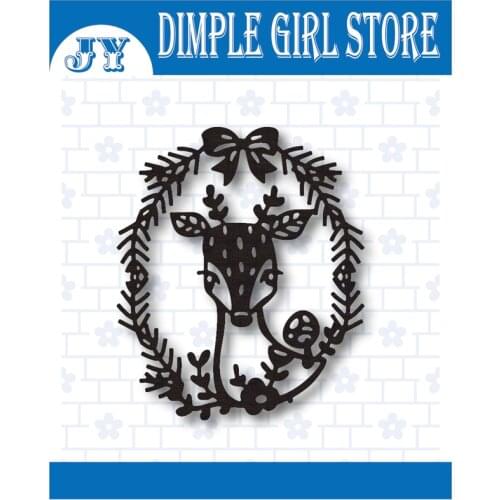 Garland deer 2021 new metal cutting mold DIY scrapbook photo album paper card stamp decoration crafts embossing die cutting