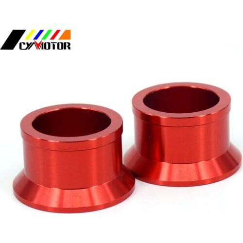 Red Race Wheel Hub Spacers For Honda CR125 CR250R CRF450R 02-07 CRF250R CRF250X CRF450X 2004-2020 CR 125 250R CRF450RX CRF450L