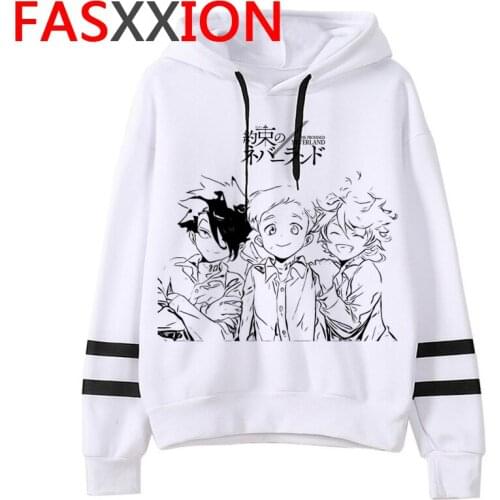 The Promised Neverland hoodies male streetwear 2020 y2k aesthetic printed men hoddies Ulzzang