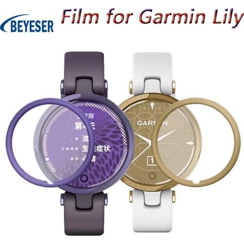 1PC Soft Glass Tempered Screen Protector for Garmin Lily 3D Full Curved Protective Film Cover for Garmin Lily Film Watch