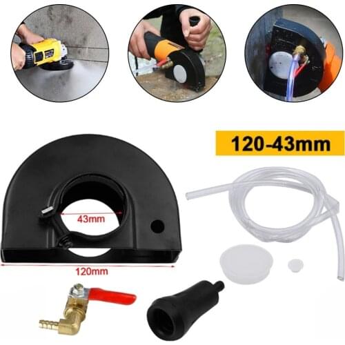 120MM*43MM Angle Grinder Shield Set Carbon Steel Protective Cover Water Cutting Machine Base Safety Cover With Water Pump