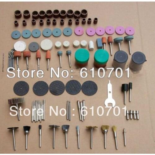 Freeshipping One Set of Electric Grinder Accessories Abrasive Polishing Cotton Wheel Grinding Head Brass Chuck