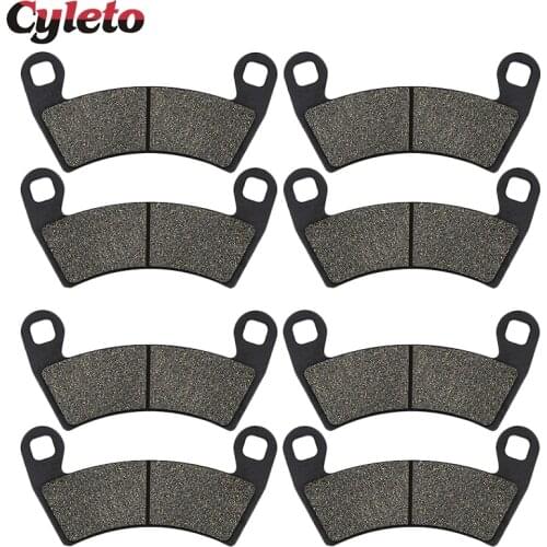 Motorcycle Front Rear Brake Pads for Polaris Ranger Crew 900 800 700 2008-2015 RZR RZR-4 XP 900 2012-2014 1000 XP 2014-2019