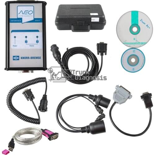 Multi-language KNORR-BREMSE diagnostic tool for Knorr trailers and semi-trailers brake system KNORR NEO UDIF Interface tool