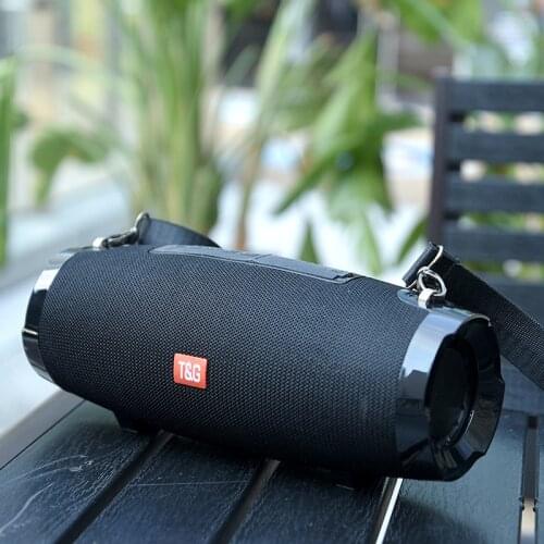 TG504 Portable Wireless Bluetooth-compatible Speaker Waterproof Outdoor Speakers 360 Stereo Sound Music Loud Speaker with Strap