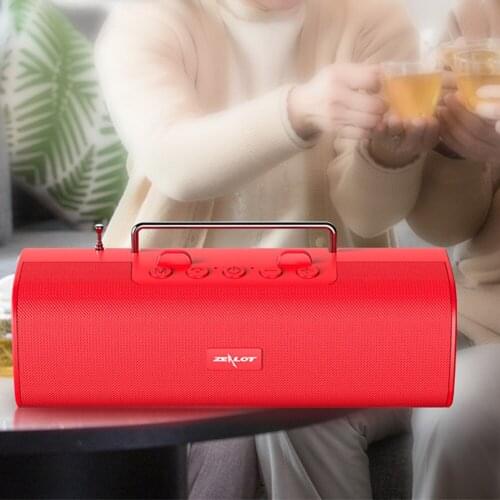 Portable Bluetooth Speaker Wireless Speakers 1800mAh Loudspeaker Stereo Bass Support TF card AUX with Microphone Handsfree Call